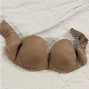 Soma Strapless Push-Up Bra in Tan